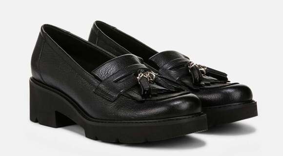 Naturalizer Desmond Lug Loafer in Black Leather goblincore grunge - Picture 1 of 9